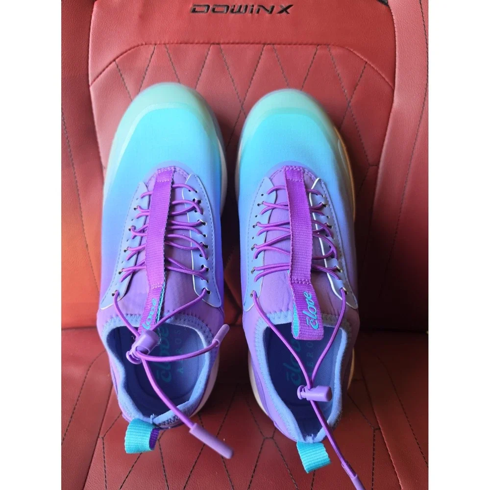 Clove Aeros Nursing Shose Purple Blue limited edition size w 10